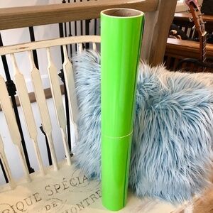 Permanent, Vinyl Roll, Lime Green, Sign Vinyl, 24 Inches Wide x 14 Feet Long